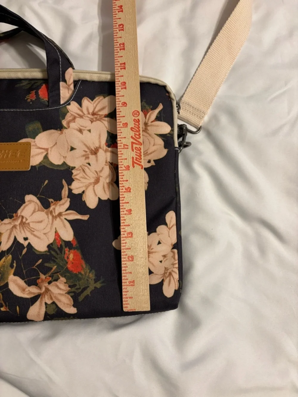 DACHEE Floral Laptop Bag 15.6” Briefcase Messenger Shoulder Bag Padded
